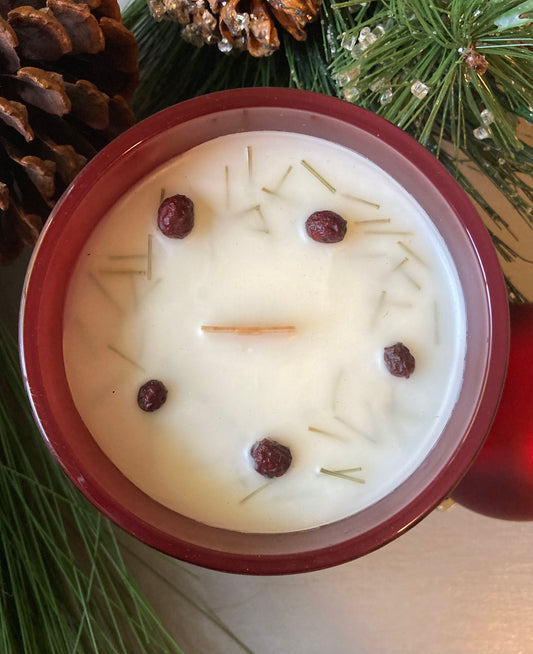 Cranberry & Balsam Herbal Soy Candle